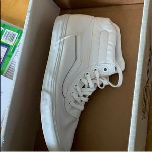White High Top Vans!